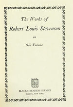 Load image into Gallery viewer, The Works of Robert Louis Stevenson