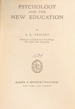 Load image into Gallery viewer, Psychology and the New Education