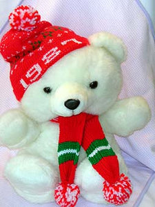 Kay Mart White 1987 Bear Plush Toy