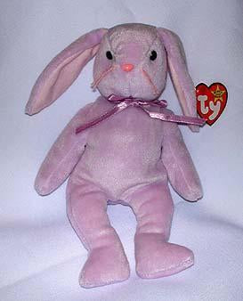 Hoppity the Pink Bunny/Claude Hang Tag and Hoppity Tush Tag