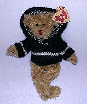 Fraser the Tan Bear with Dark Blue Sweater