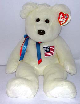 Libearty the White Bear with Am Flag (USA Exclusive)