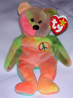 Peace the Tie-Dyed Bear