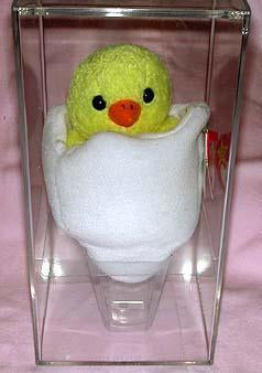 Eggbert the Baby Chick in Egg in Plastic Case.