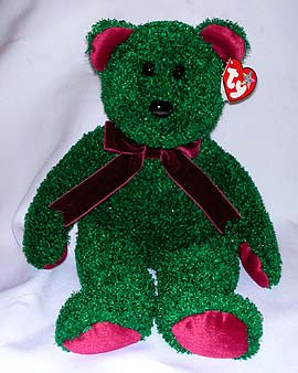 2001 Holiday Green Teddy Buddy