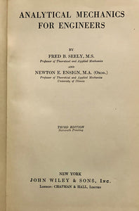 Analytical Mechanics For Engineers