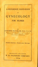 Load image into Gallery viewer, Reference Handbook of Gynecology for Nurses