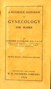 Reference Handbook of Gynecology for Nurses