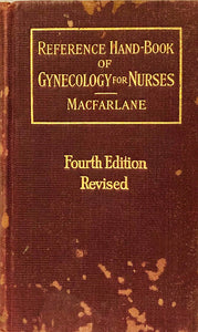 Reference Handbook of Gynecology for Nurses