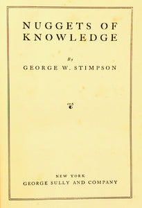 Nuggets of Knowledge