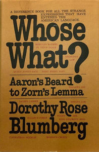 Whose What?