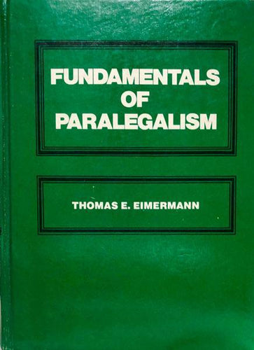Fundamentals of Paralegalism