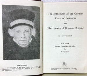 The Settlement of the German Coast of Louisiana