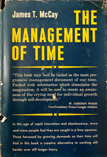 The Management of Time