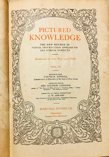 Pictured Knowledge: Vol. VI