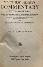 Load image into Gallery viewer, Matthew Henry&#39;s Commentary on the Whole bible Vol. IV