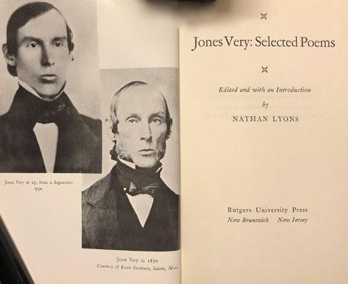 Jones Very:  Selected Poems