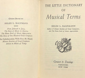The Little Dictionary of Musical Terms