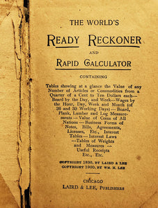 The World's Ready Reckoner and Rapid Calculator