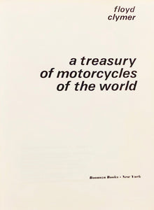 A Treasury of Motor Cycles Of The World