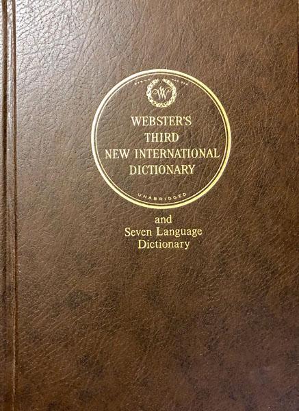 Webster's Third New International Dictionary and Seven
