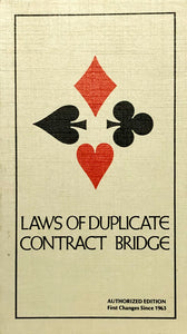 Laws Of Duplicate Contract Bridge