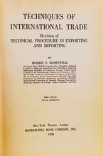 Load image into Gallery viewer, Techniques Of International Trade