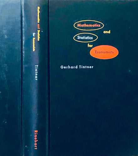 Mathematics and Statistics for Economists