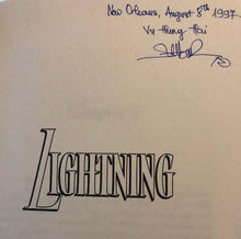 Load image into Gallery viewer, Lightning (Signed and dated by Author Title Page)