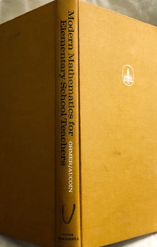 Modern Mathematics For Elementary School Teachers
