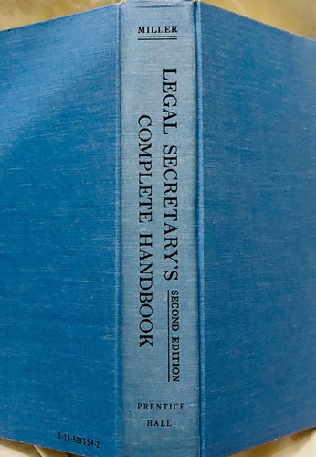 Legal Secretary's Complete Handbook