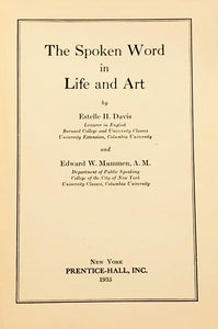 The Spoken Word in Life And Art