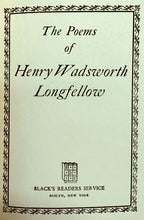 Load image into Gallery viewer, The Poems of Henry Wadsworth Longfellow