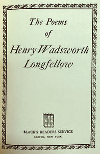 The Poems of Henry Wadsworth Longfellow