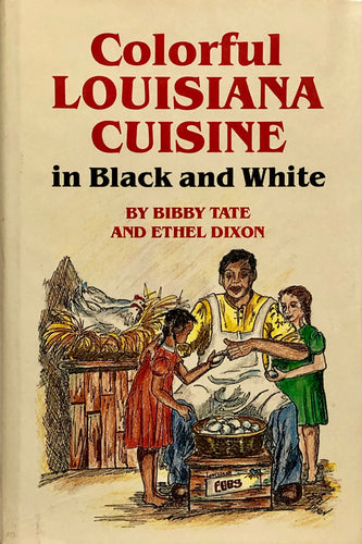 Colorful Louisiana Cuisine in Black and White
