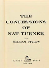 Load image into Gallery viewer, The Confessions of Nat Turner