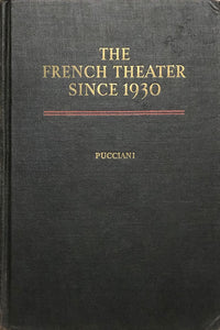 The French Theater Since 1930