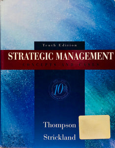 Strategic Management: Concepts and Cases