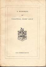 Load image into Gallery viewer, A Memorial of Caldwell Hart Colt