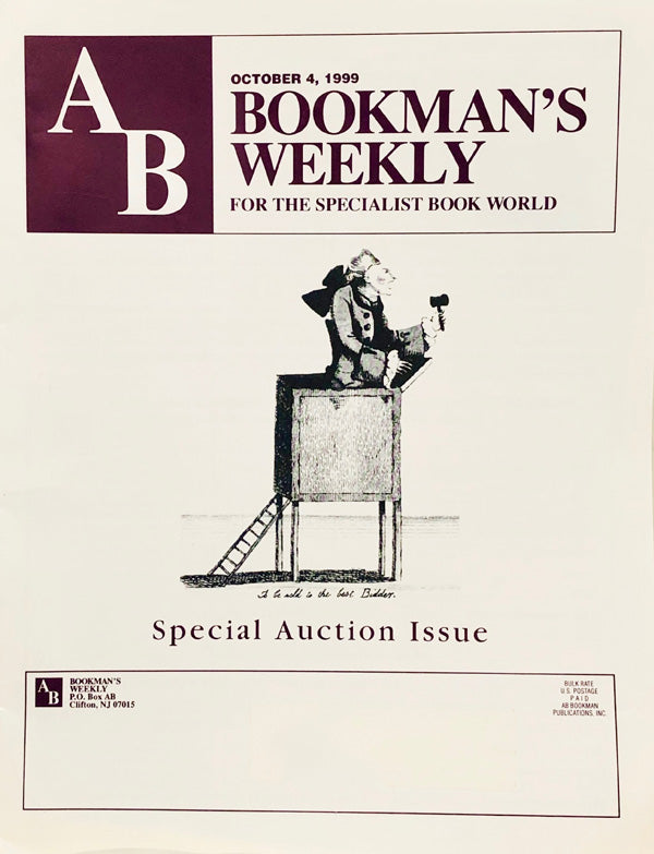 Bookman's Weekly - October 4, 1999