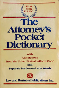 The Attorney's Pocket Dictionary