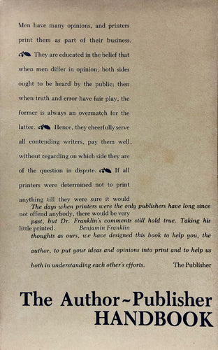 The Author-Publisher Handbook