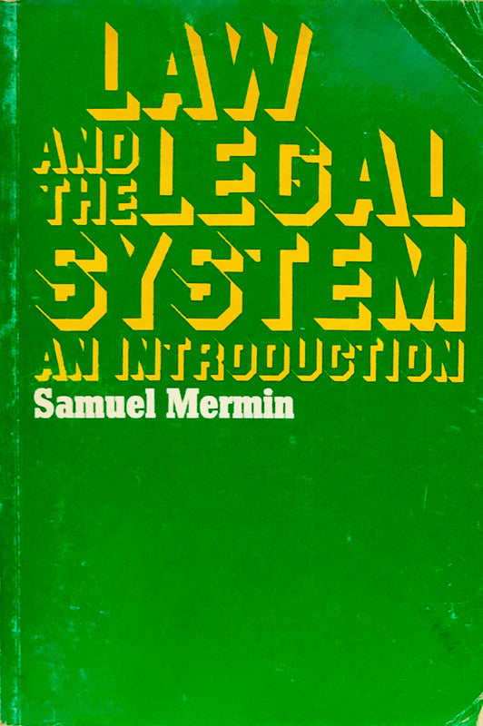 Law and the Legal System-An Introduction