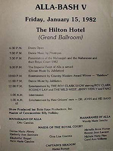 The Alla-Bash Mardi Gras, 1982