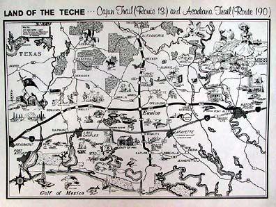 Land of The Teche : Louisiana