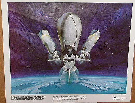 Space Shuttle with SRB Separation