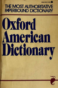 Oxford American Dictionary