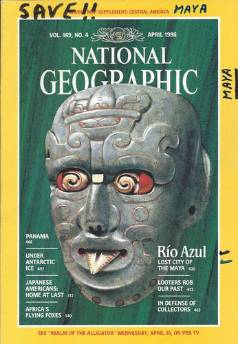 National Geographic:  April 1986