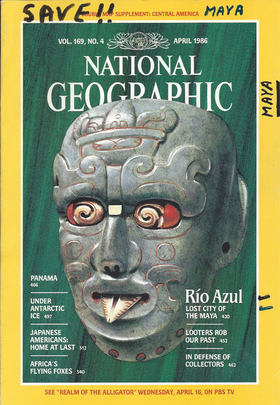 National Geographic:  April 1986
