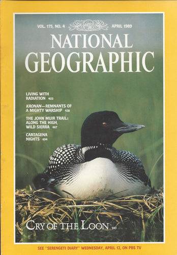 National Geographic: April 1989